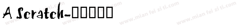 A Scratch字体转换